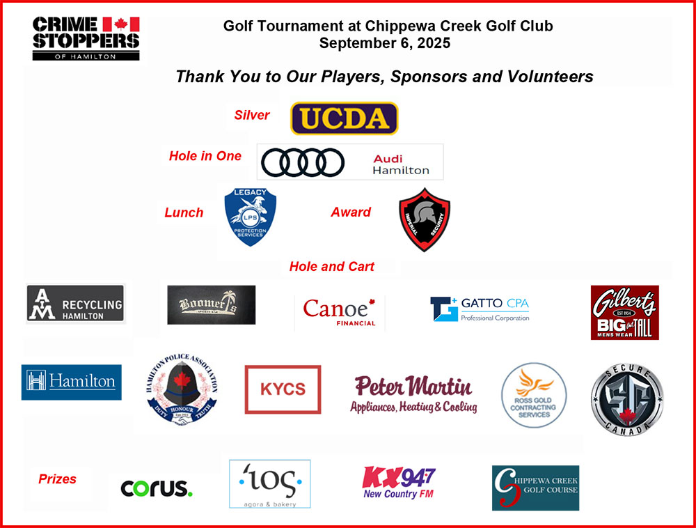 Crime Stoppers Golf Tournament